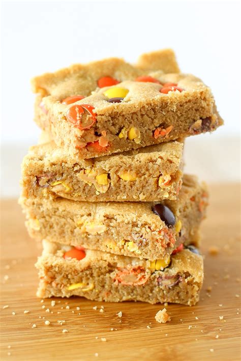 Peanut Butter Blondies Love As Food Recipe Food Cooking And