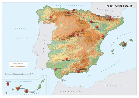 Blog De Biologia El Relieve De España