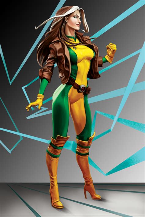 Rogue From The X Men Foxy As Always Marvel Rogue Marvel Comics Art Comics Girls