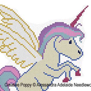 A monogram or name adds a personalized and unique. Alessandra Adelaide Needleworks - U is for Unicorn ...