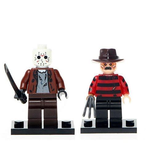 2pcsset Jason Voorhees And Freddy Krueger Scary Horror