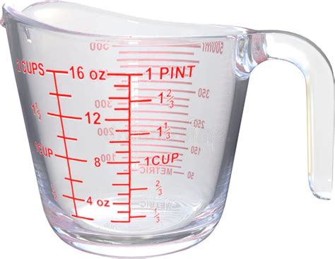 Measuring Cup Cooking Baking Isolated Stock Image Image Of