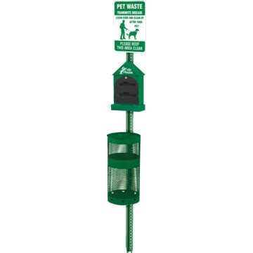 Over 37,500 products in stock. Fido House Green Pet Waste Station | HD Supply