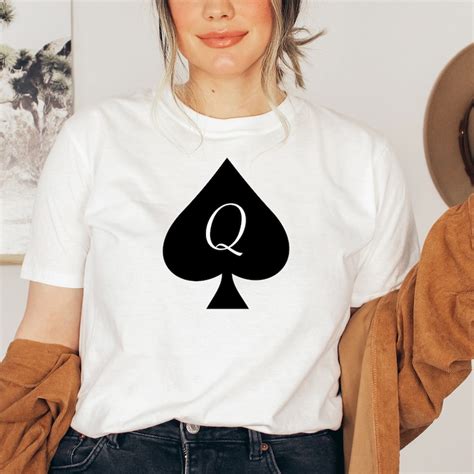 Qos Clothing Qos Shirt Queen Of Spades Hotwife Cuckold Etsy