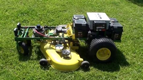 Remote Control Riding Lawn Mower Youtube