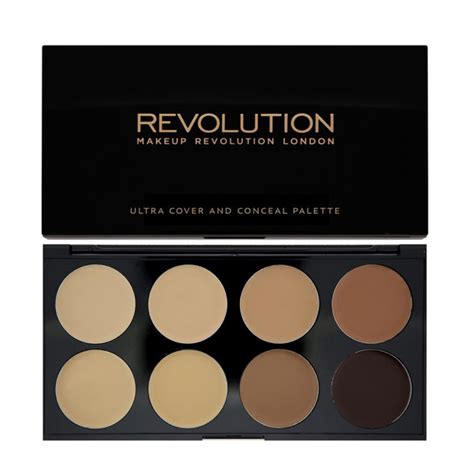 Makeup Revolution Ultra Cover And Conceal Palette Medium Dark
