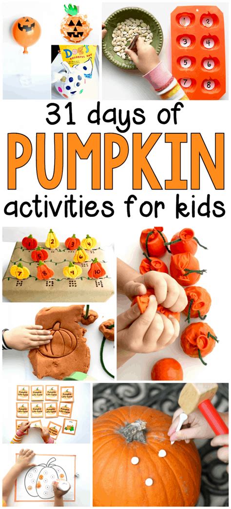 31 Days Of Pumpkin Activities I Can Teach My Child