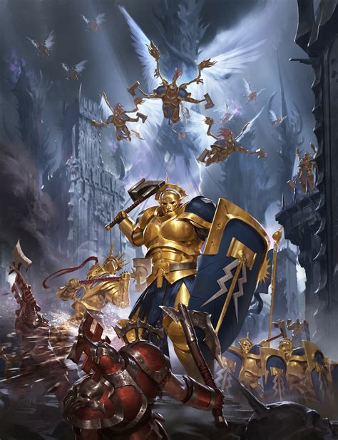 Age Of Sigmar New Stormcast Battletome Art Warhammer Fantasy