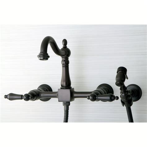 Returning to the art of the victorian era, it holds vintage opulence design along with the superior performance. Kingston Brass Heritage Kingston Brass Bridge Faucet with ...