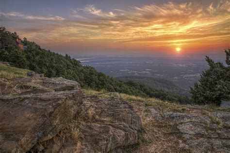 Sunrise Point From Mt Nebo Arkansas Photograph By Jason Politte