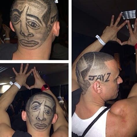 Victor S Blog This Guy Tattoo S Jay Z S Face On His Head