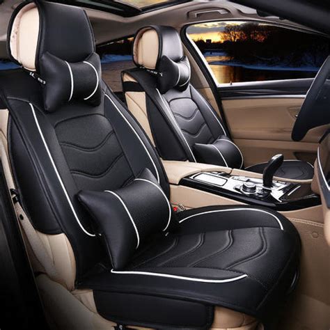Leather Waterproof Black Car Seat Covers At Rs 5500 Set In Chennai