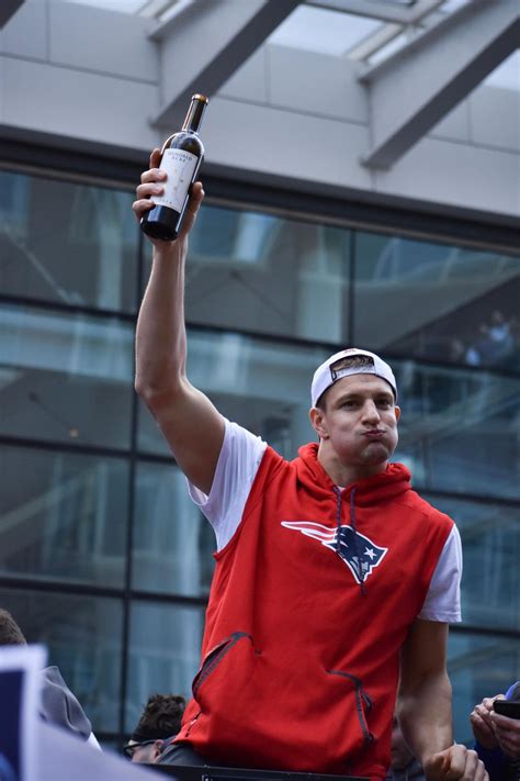Gronk Is All Grown Up And Drinking Very Expensive Wine At The