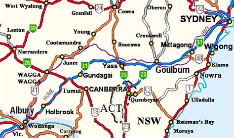 Yass Australia Map