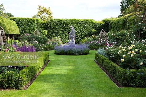 Gap Gardens Formal Rose Garden Enclosed By An Old Beech Hedge Rose