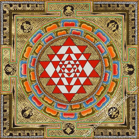 Sri Yantra Mandala In 2020 Tibetan Mandala Sri Yantra Sacred