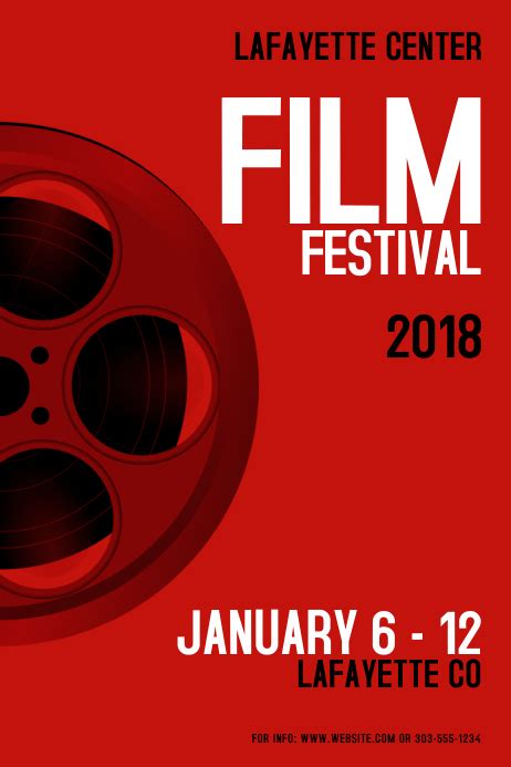 Film Festival Template Postermywall