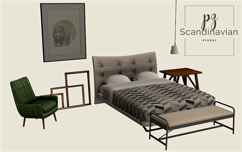 Pysznys Scandinavian Bedroom Conversion By Pixelry Liquid Sims