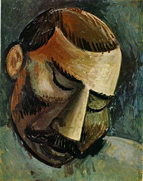 Head Of A Man 1908 Pablo Picasso