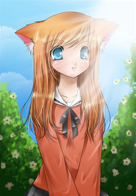 Cute Cat Girl By Clover31 On Deviantart