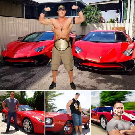 John Cena Shows His Love For Red Supercars Worth Up To 100000000