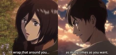 Mikasa Holding Eren Head Fanart