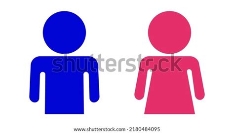 Set Male Female Toilet Symbols Icons เวกเตอรสตอก ปลอดคาลขสทธ