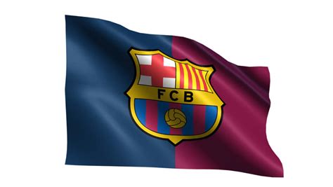 Fc Barcelona Flag is Waving 스톡 동영상 비디오 로열티 프리 Shutterstock