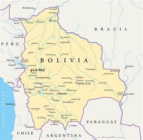Bolivia map:in spite of independence against spain in 1809, much later than the expulsion of spanish troops to country, but achieved in in 1825. Bolivia Facts for Kids | Geography, Attractions, People, Animals, Food