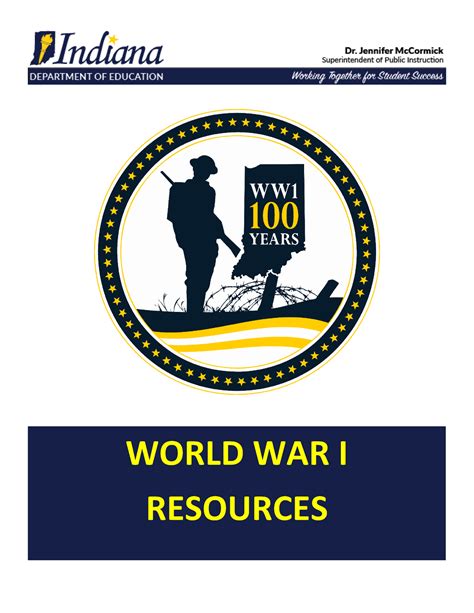 Ww1 Pdf Na World War I Resources Causes Of World War I World War I