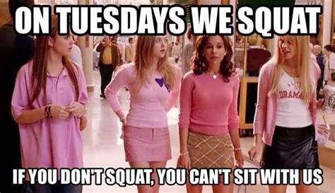 On Tuesdays We Squat Pink Movies Mean Girl Quotes Fashion Show