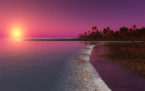 Twilight Sunset Wide High Definition Wallpaper