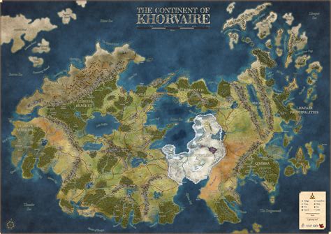 Homebrewed Khorvaire Revised Map Reberron