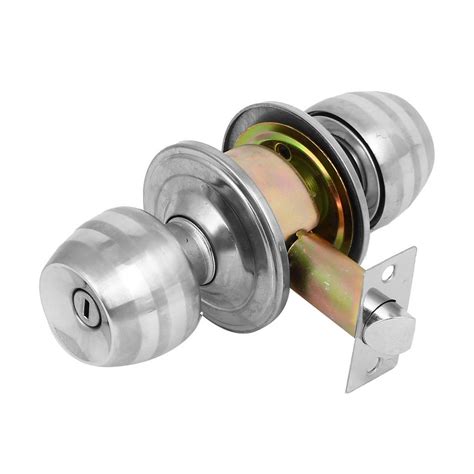 Bathroom Bedroom Door Locks With Keys Metal Privacy Round Knob Lockset
