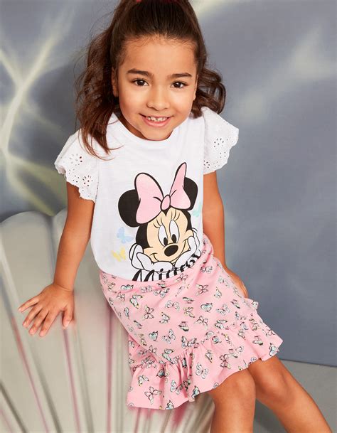 Shirts And Blusen Minnie Mouse Disney Mädchen Kinder T Shirt Rosa Jp