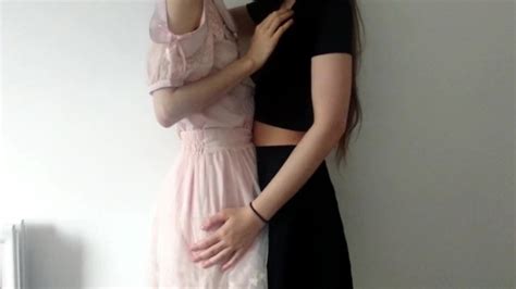Rosie And Alena Make Out Real Lesbian Intimate Couple