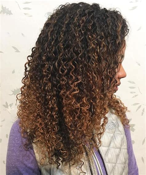 30 Picture Perfect Black Curly Hairstyles Dyed Natural Hair Light Brown Balayage Hair Styles