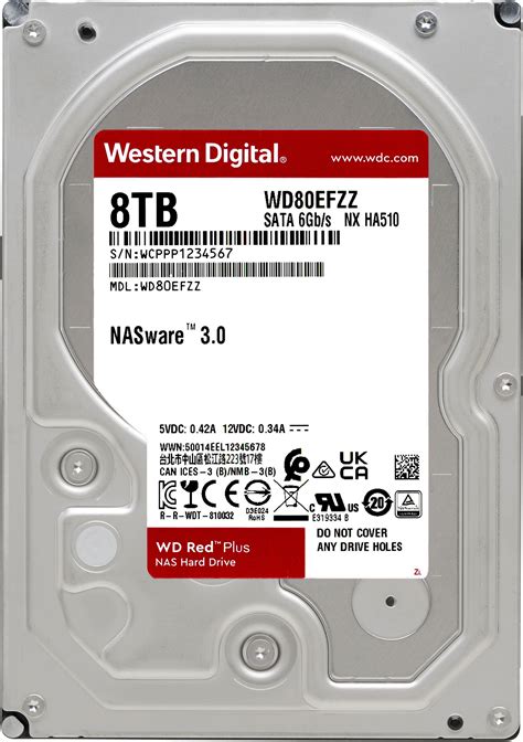 customer reviews wd red plus 8tb internal sata nas hard drive for desktops wd80efzz best buy