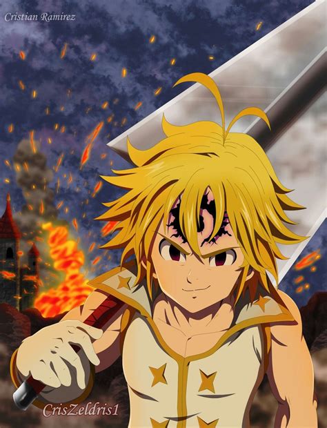 Meliodas Líder Dos 10 Mandamentos Seven Deadly Sins Anime Meliodas