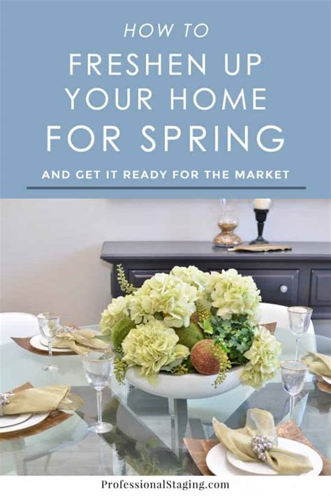 How To Freshen Your Home For Spring Mhm Professional Staging