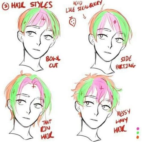 Messy Anime Boy Curly Hair Drawing Hair Trends 2020 Hairstyles And