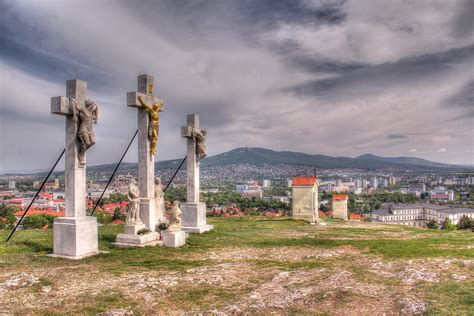 Crucifixion On Calvary Hill Nitra Slovakia Rcatholicism