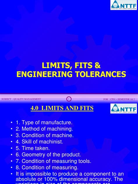 Limits Fits Engineering Tolerances Pdf Engineering Tolerance
