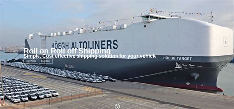 Roll On Roll Off Shipping Roro Car 4x4 Motorhome Truck Shipping