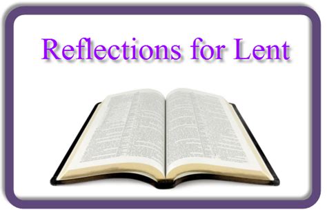 Reflections Lent And Easter Year B