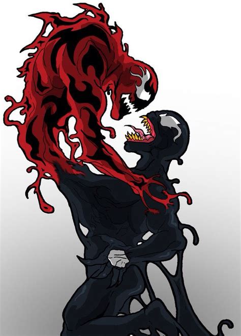 Venom Giving Birth To Carnage Fantasy Creatures Carnage Comic Art