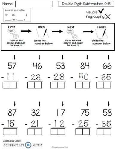 Touch Math Addition Worksheets Free Kidsworksheetfun