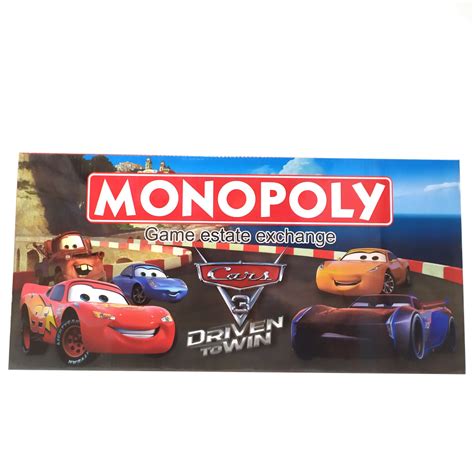 Cars Monopoly Game Board Telegraph