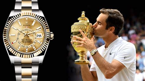 Federer Rolex Roger Federer Wearing A Rolex Milgauss Watch With