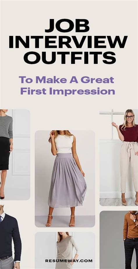 Job Interview Outfits To Make A Great First Impression Interview